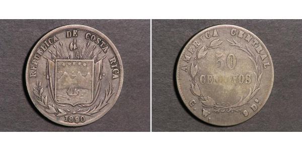 50 Centavo Costa Rica Plata 