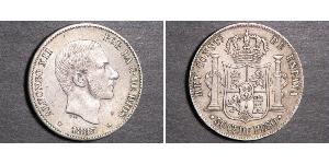 50 Centavo Filipinas Plata 