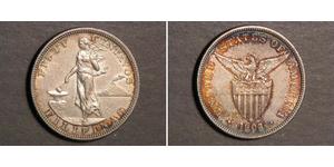 50 Centavo Filipinas Plata 