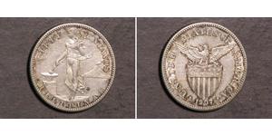 50 Centavo Filipinas Plata 