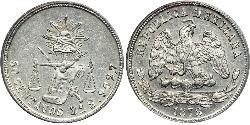 50 Centavo Mexiko Silber 