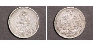 50 Centavo Mexiko Silber 