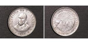 50 Centavo Nicaragua Silber 