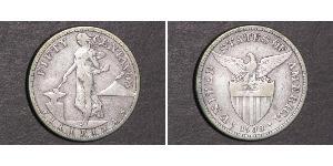 50 Centavo Philippinen Silber 