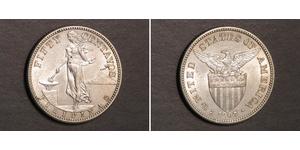 50 Centavo Philippinen Silber 