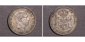 50 Centavo Philippinen Silber 