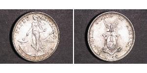 50 Centavo Philippinen Silber 