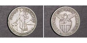 50 Centavo Philippinen Silber 