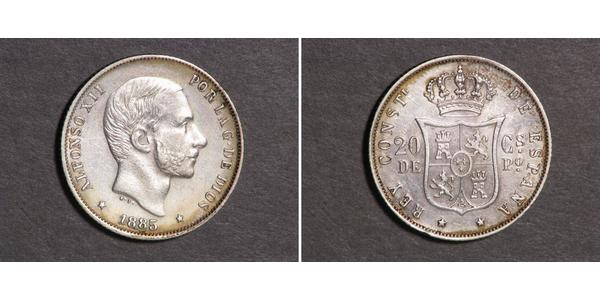 50 Centavo Philippinen Silber 