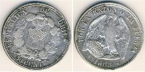 50 Centavo Chile Silver 