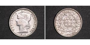 50 Centavo First Portuguese Republic (1910 - 1926) Silver 