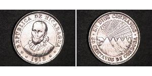 50 Centavo Nicaragua Silver 