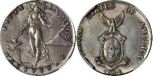 50 Centavo Philippines Silver 