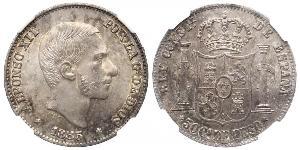 50 Centavo Philippines Silver 