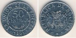 50 Centavo 玻利維亞 Steel 