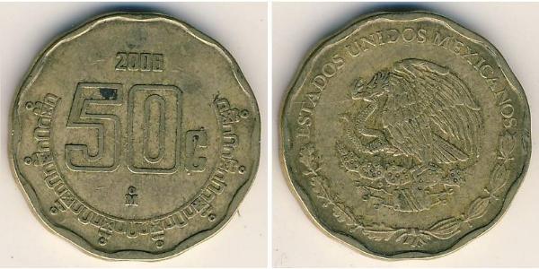 50 Centavo México (1867 - )  