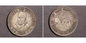 50 Centavo Nicaragua 銀 