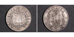 50 Centavo 危地马拉 銀 