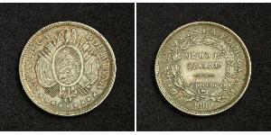 50 Centavo 玻利維亞 銀 
