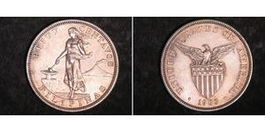 50 Centavo 菲律宾 銀 