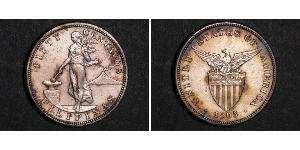 50 Centavo 菲律宾 銀 