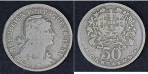 50 Centavo Second Portuguese Republic (1933 - 1974) 銅/镍 