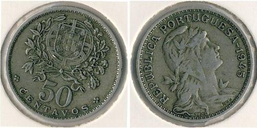 50 Centavo Second Portuguese Republic (1933 - 1974) 銅/镍 