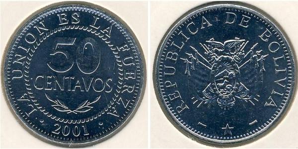 50 Centavo 玻利維亞 銅/镍 