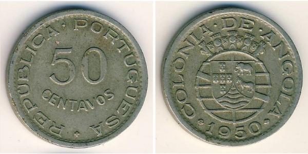 50 Centavo 葡屬西非 (1575 - 1975) 銅/镍 