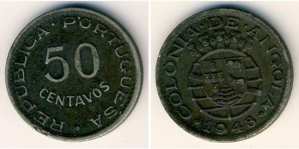 50 Centavo 葡屬西非 (1575 - 1975) 銅/镍 