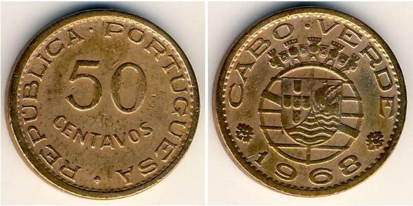 50 Centavo 佛得角 / 葡萄牙 銅/镍/Zinc 