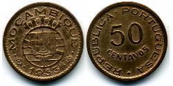 50 Centavo Mozambique 青铜 