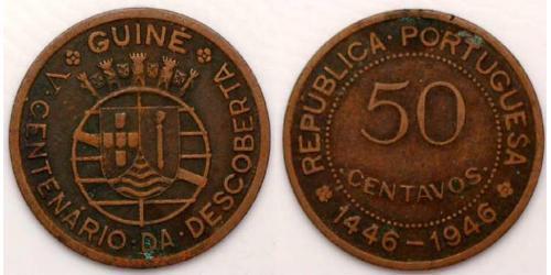50 Centavo 葡屬幾內亞 (1474 - 1974) 青铜 