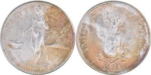 50 Centavo / 1/2 Peso Philippines Silver 