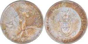 50 Centavo / 1/2 Peso Philippines Silver 