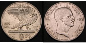 50 Centesimo Kingdom of Italy (1861-1946) Acier 