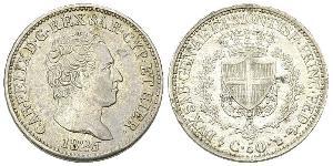 50 Centesimo Italie Argent 