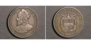 50 Centesimo Panama Argent Vasco Núñez de Balboa (1475 – 1519)