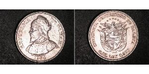 50 Centesimo Panama Argent Vasco Núñez de Balboa (1475 – 1519)