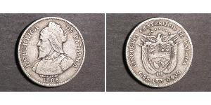 50 Centesimo Panama Argent Vasco Núñez de Balboa (1475 – 1519)