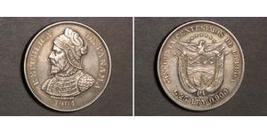 50 Centesimo Panama Argent Vasco Núñez de Balboa (1475 – 1519)