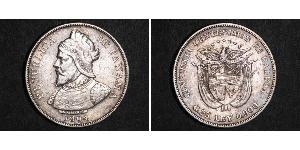 50 Centesimo Panama Argent Vasco Núñez de Balboa (1475 – 1519)