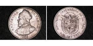 50 Centesimo Panama Argent Vasco Núñez de Balboa (1475 – 1519)