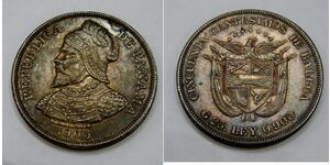 50 Centesimo Panama Argent Vasco Núñez de Balboa (1475 – 1519)