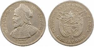 50 Centesimo Panama Argent Vasco Núñez de Balboa (1475 – 1519)