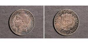 50 Centesimo République dominicaine Argent 