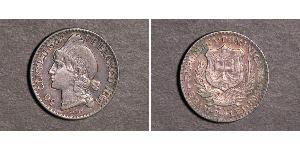 50 Centesimo République dominicaine Argent 