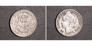 50 Centesimo Repubblica Dominicana Argento 