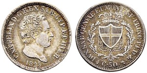 50 Centesimo Italia Plata 