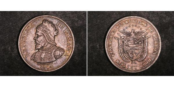 50 Centesimo Panamá Plata Vasco Núñez de Balboa (1475 – 1519)